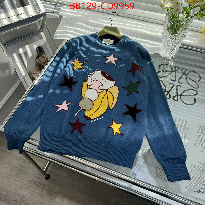 Clothing-Gucci,sellers online , ID: CD9959,$: 129USD