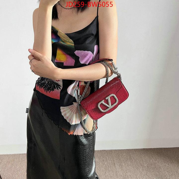 Valentino Bags (TOP)-LOC-V Logo ,the best quality replica ,ID: BW5055,$: 259USD