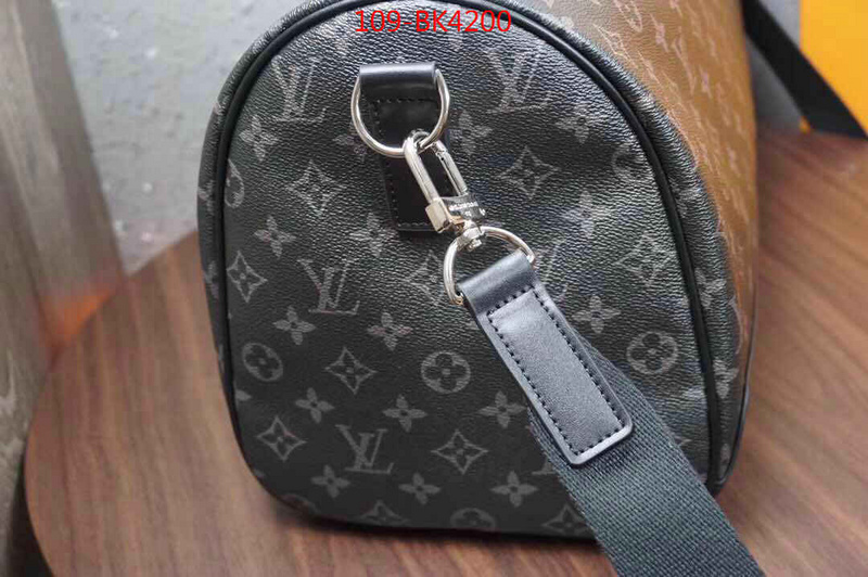 LV Bags(4A)-Keepall BandouliRe 45-50-,aaaaa class replica ,ID: BK4200,