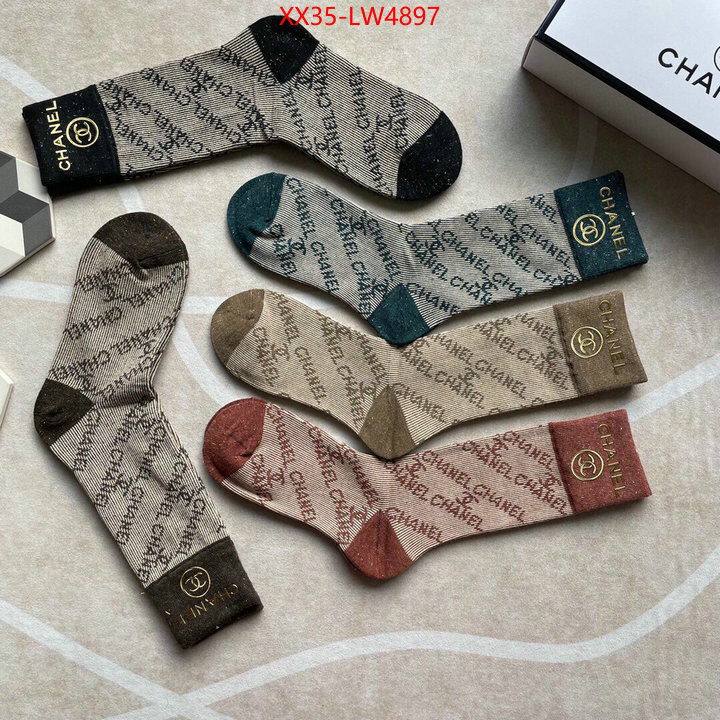 Sock-Chanel,aaaaa quality replica , ID: LW4897,$: 35USD