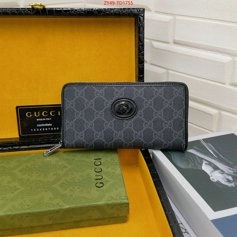 Gucci Bags(4A)-Wallet-,ID: TD1755,$: 49USD