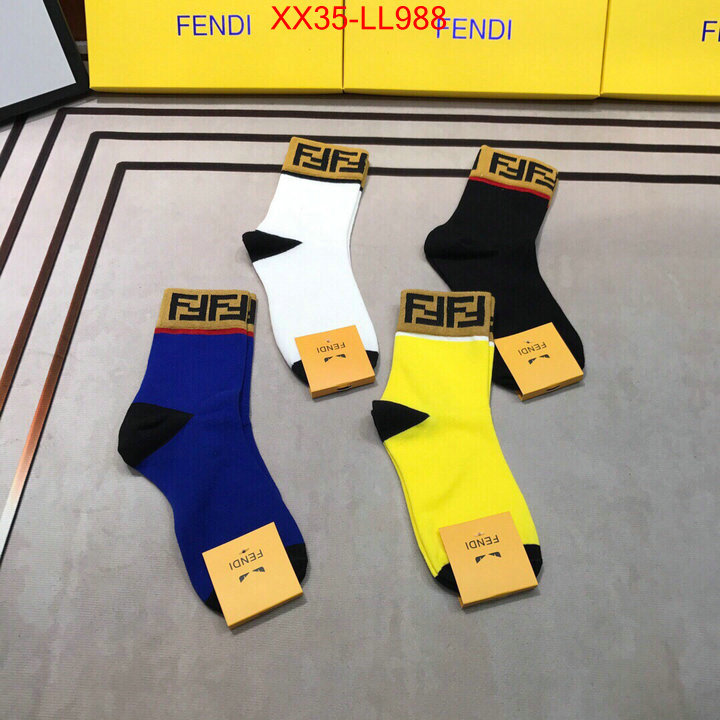 Sock-Fendi,high quality designer , ID: LL988,$:35USD