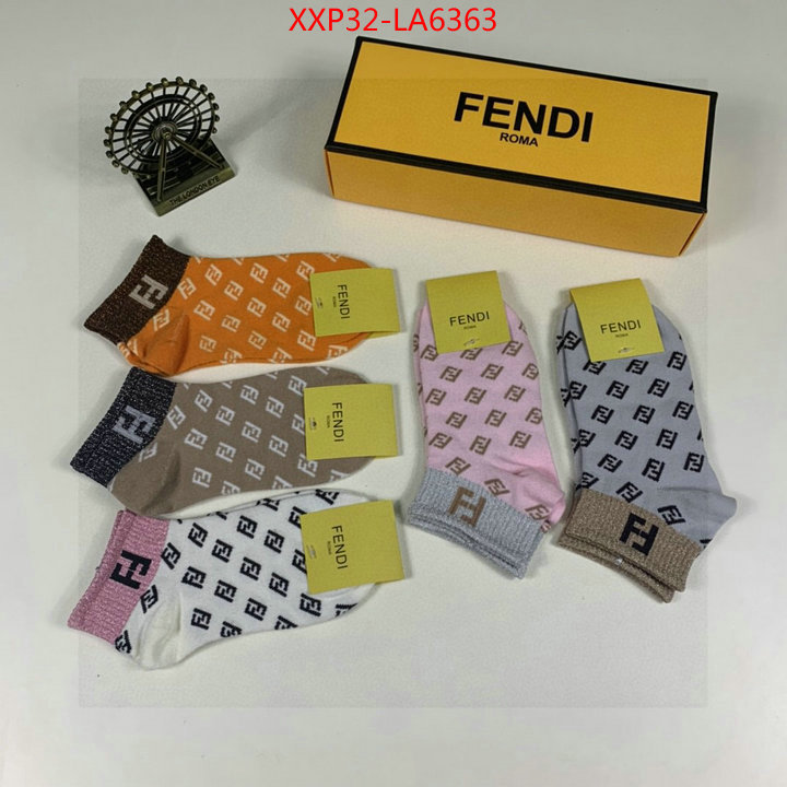 Sock-Fendi,what's the best place to buy replica , ID: LA6363,$: 32USD