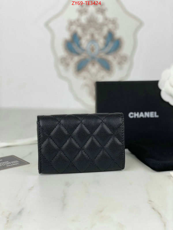 Chanel Bags(4A)-Wallet-,ID: TE3424,$: 69USD