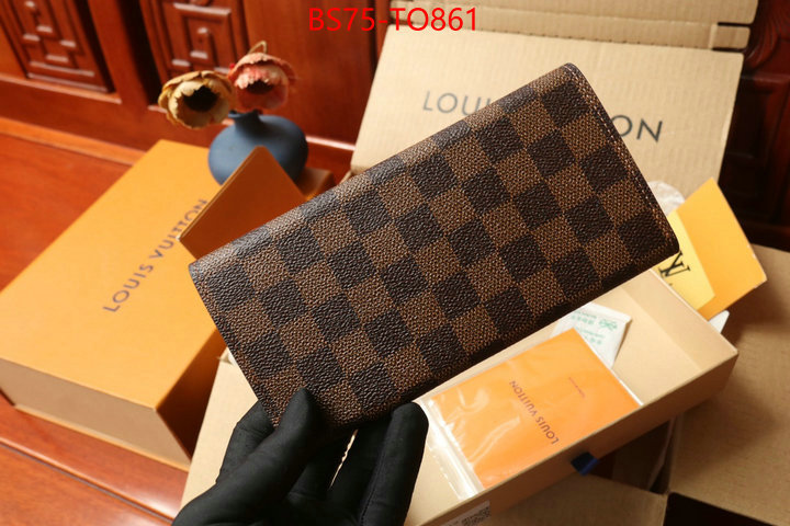 LV Bags(TOP)-Wallet,ID: TO861,$: 75USD