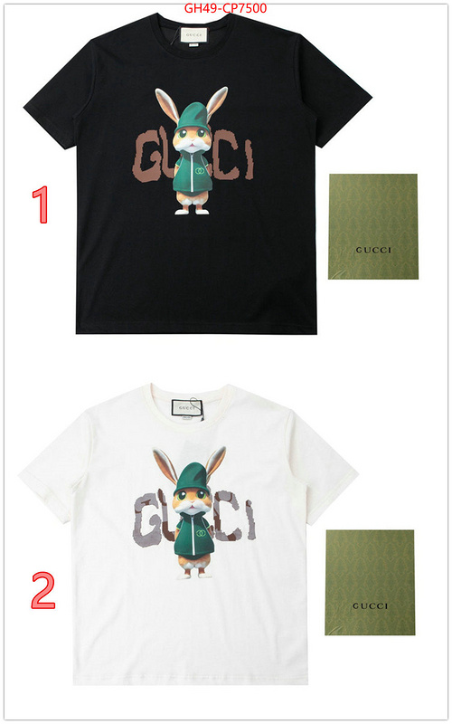 Clothing-Gucci,first copy , ID: CP7500,$: 49USD