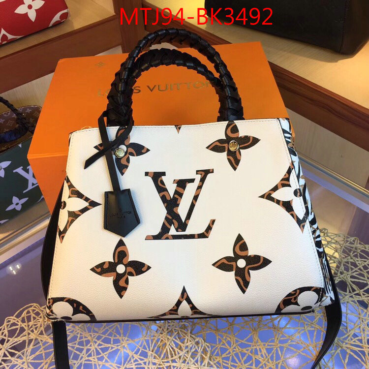 LV Bags(4A)-Handbag Collection-,ID: BK3492,$:94USD