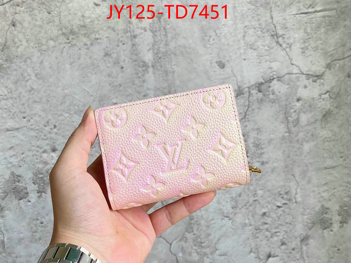 LV Bags(TOP)-Wallet,ID: TD7451,$: 125USD