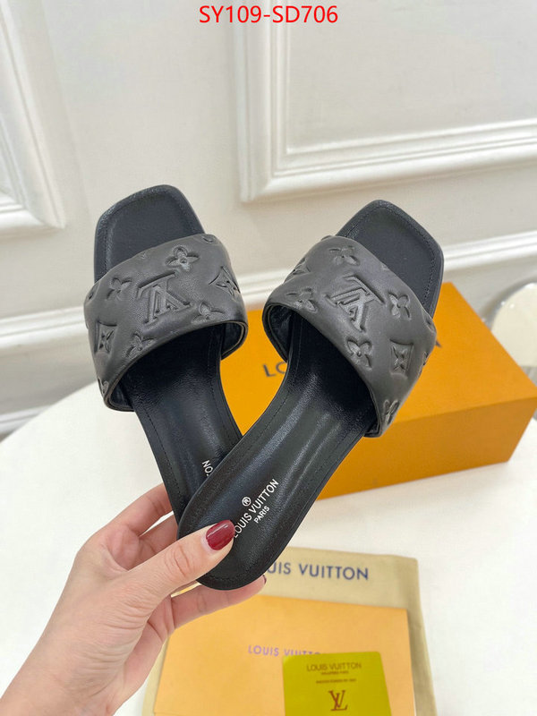 Women Shoes-LV,mirror copy luxury , ID: SD706,$: 109USD