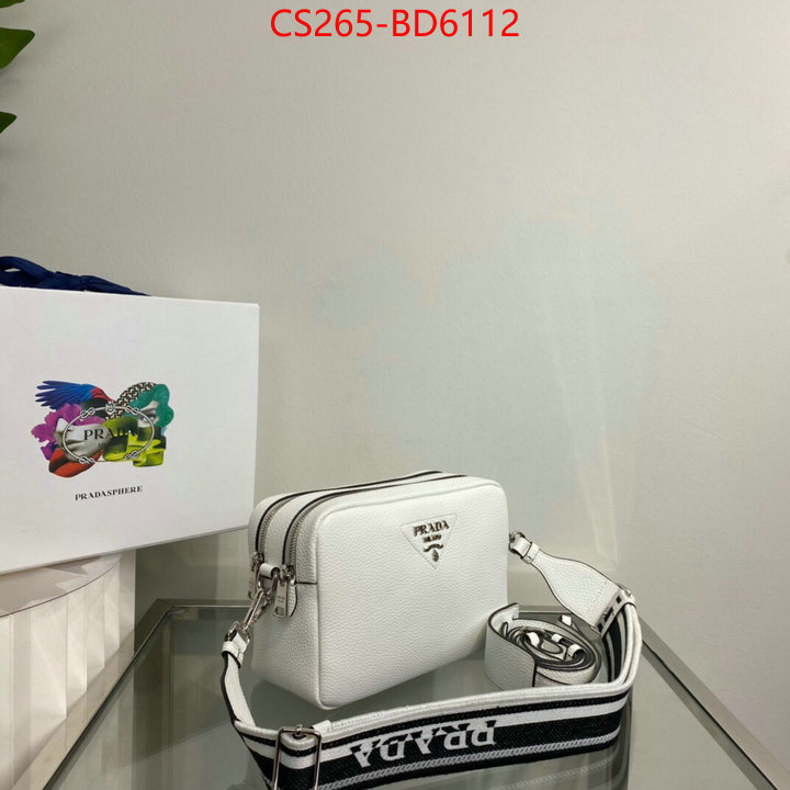 Prada Bags(TOP)-Diagonal-,ID: BD6112,$: 265USD