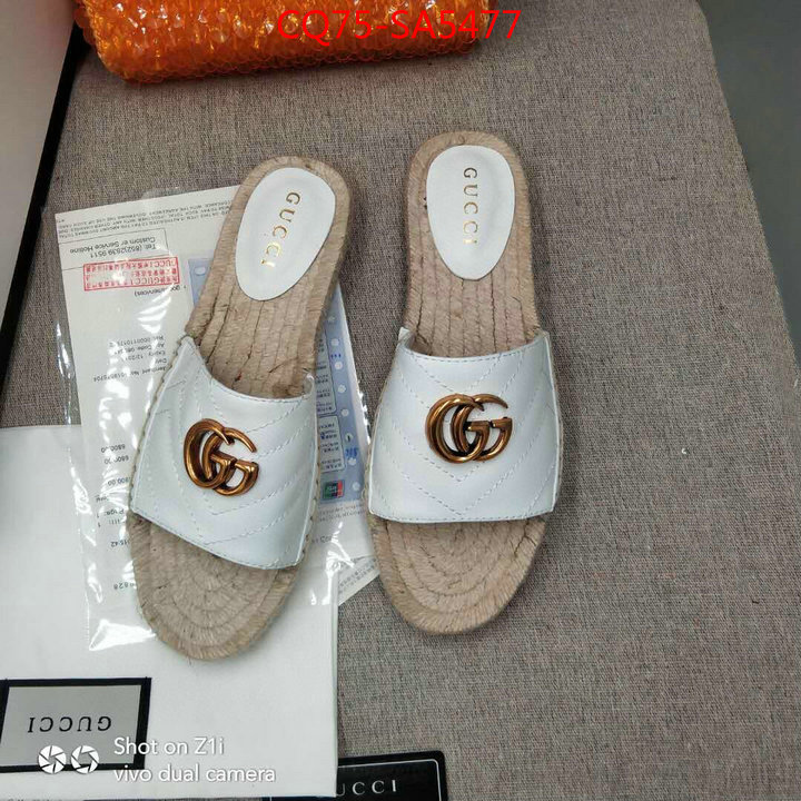 Women Shoes-Gucci,fake designer , ID: SA5477,$: 75USD