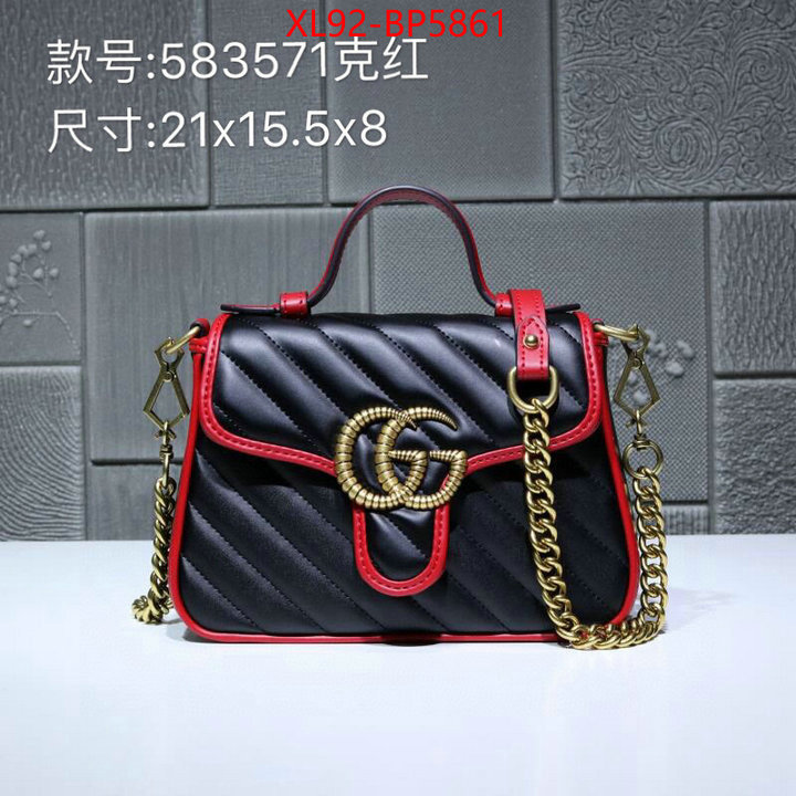 Gucci Bags(4A)-Marmont,luxury cheap replica ,ID: BP5861,$: 92USD