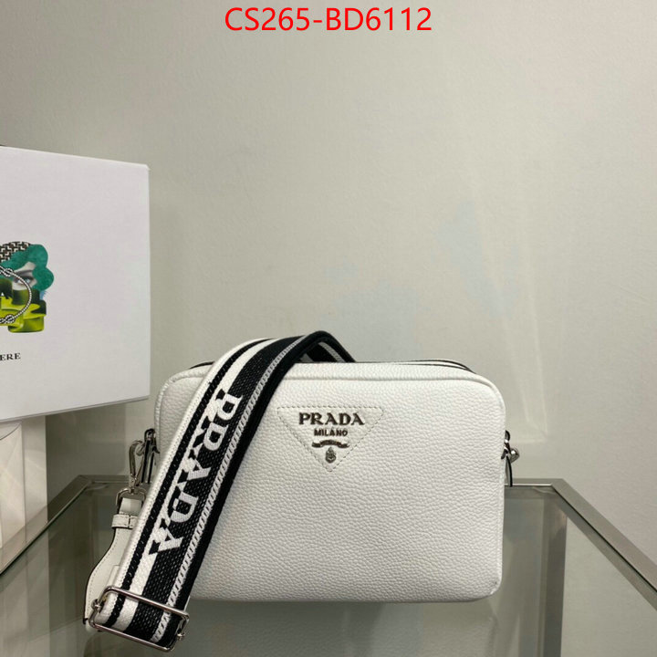 Prada Bags(TOP)-Diagonal-,ID: BD6112,$: 265USD