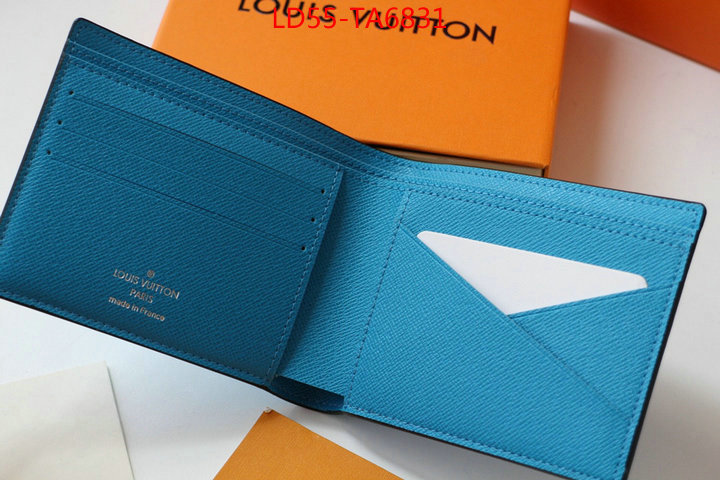 LV Bags(TOP)-Wallet,ID: TA6831,$: 55USD