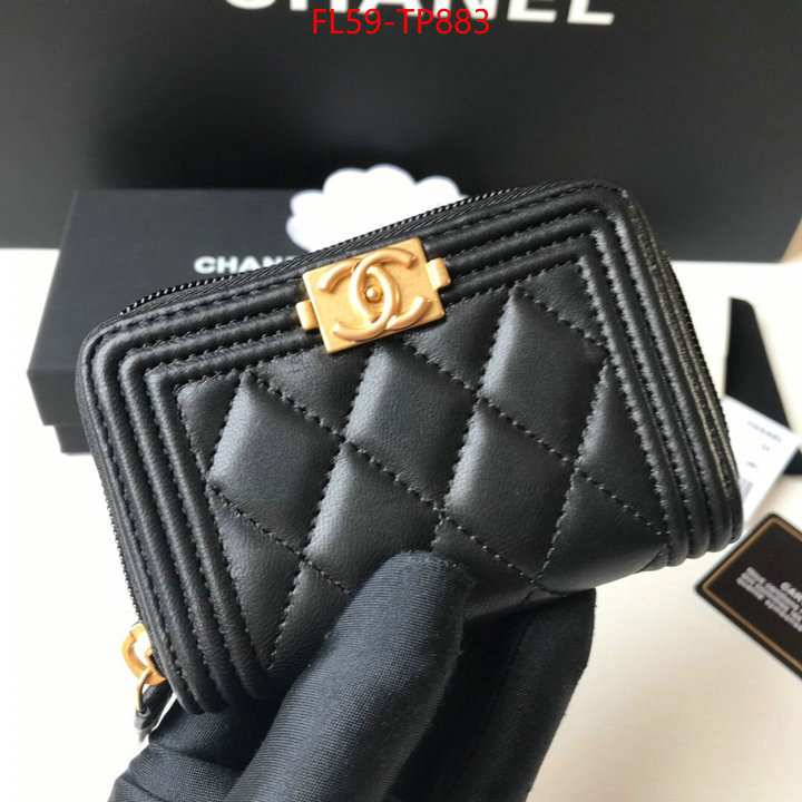 Chanel Bags(4A)-Wallet-,ID: TP883,$: 59USD