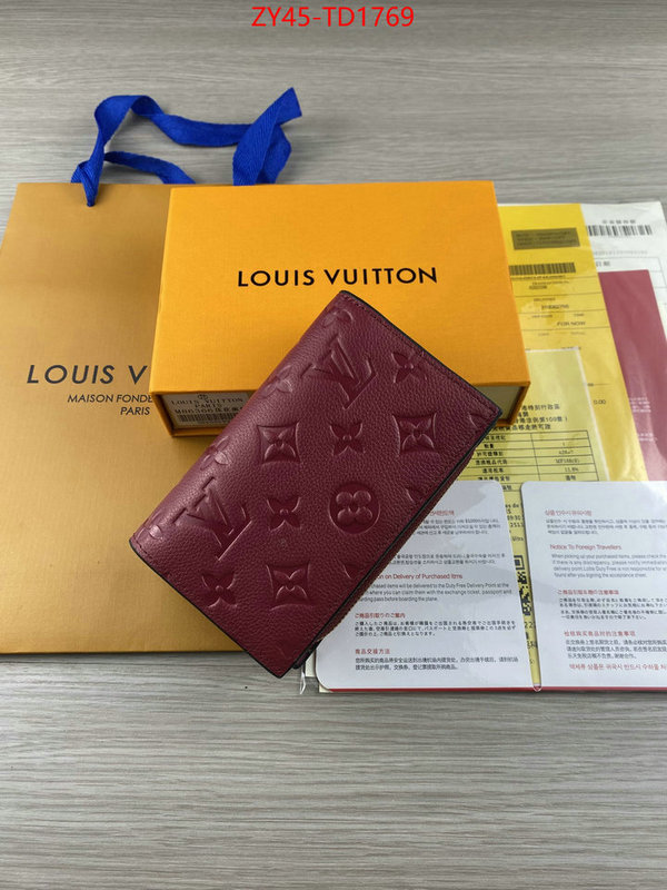 LV Bags(4A)-Wallet,ID: TD1769,$: 45USD