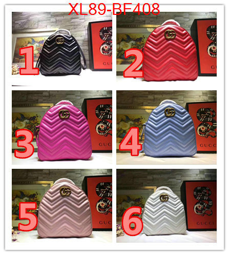 Gucci Bags(4A)-Backpack-,best capucines replica ,ID: BF408,$:89USD