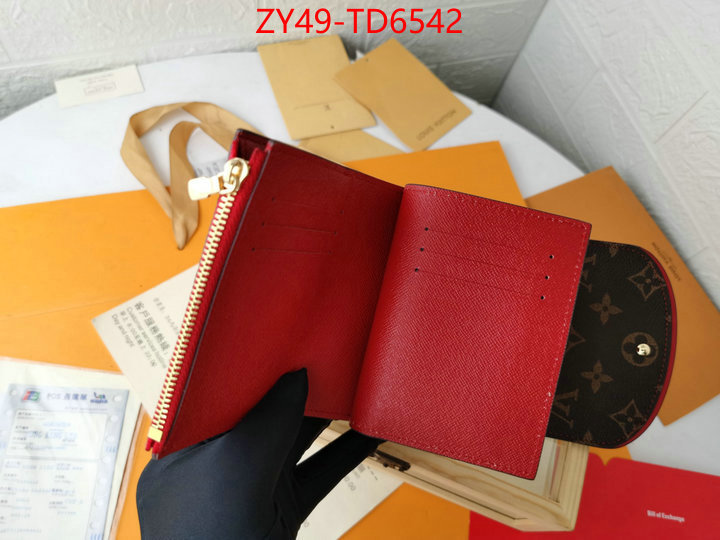 LV Bags(4A)-Wallet,we provide top cheap aaaaa ,ID: TD6542,$: 49USD