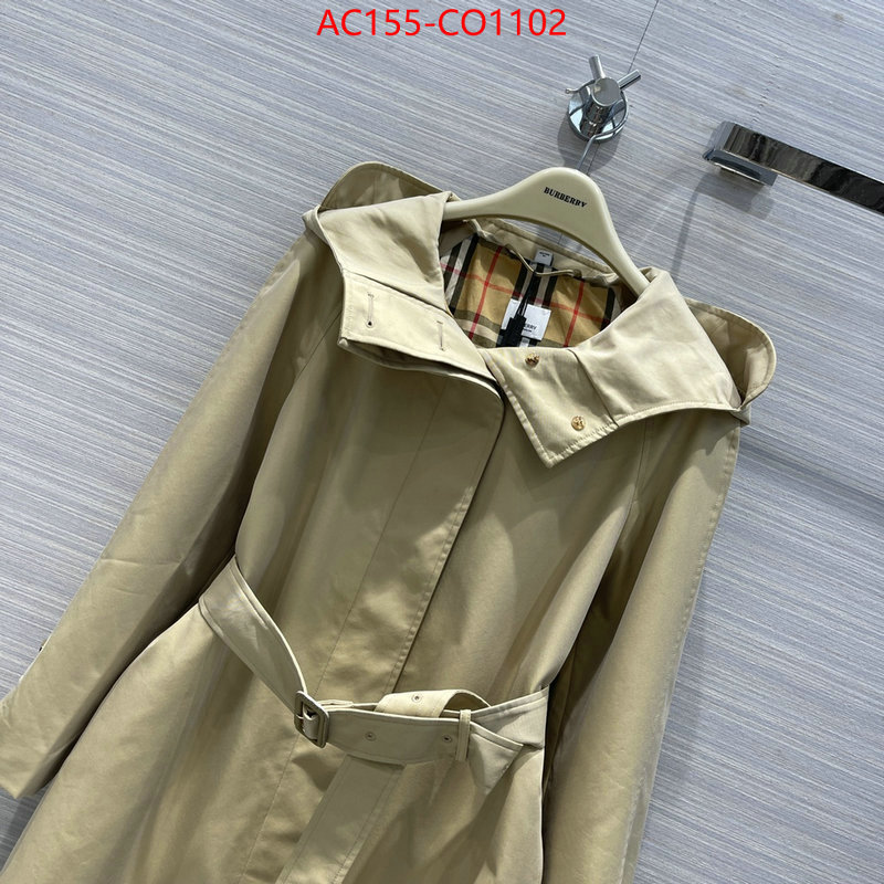 Down jacket Women-Burberry,the best quality replica , ID: CO1102,$: 155USD
