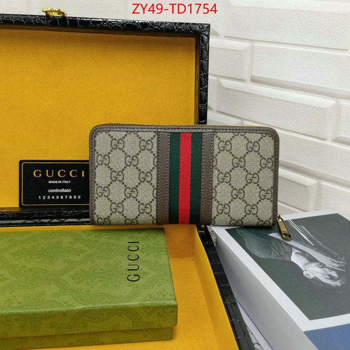 Gucci Bags(4A)-Wallet-,ID: TD1754,$: 49USD