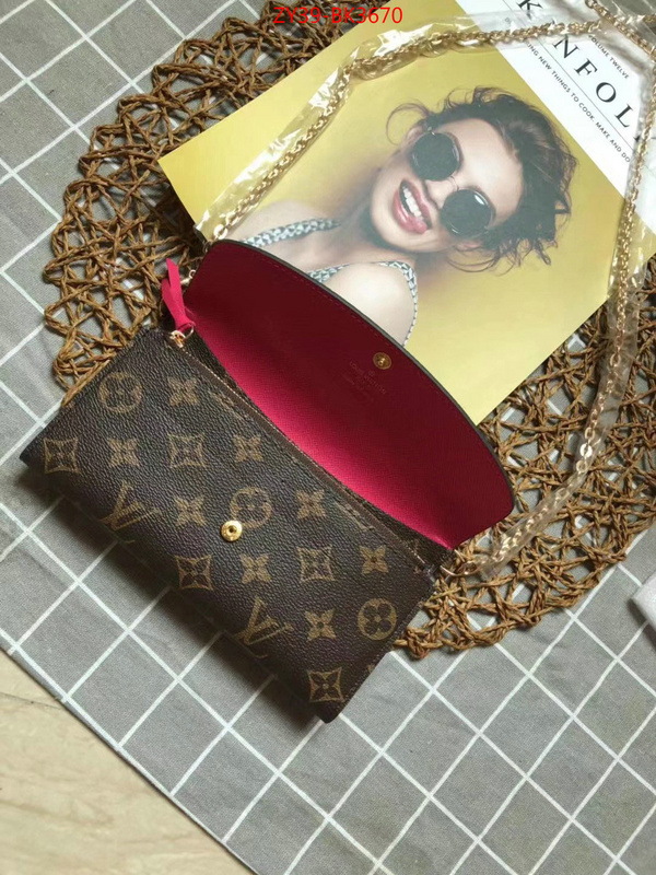 LV Bags(4A)-Wallet,high quality designer replica ,ID: BK3670,$:39USD