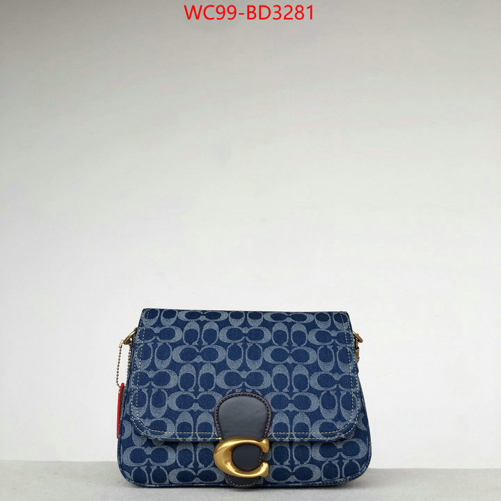 Coach Bags(4A)-Handbag-,can you buy replica ,ID: BD3281,$: 99USD