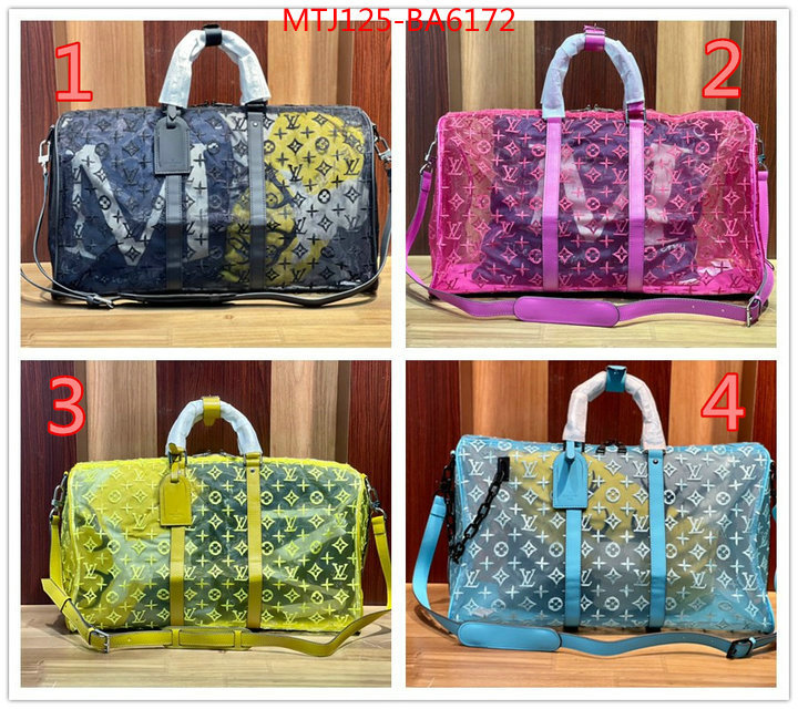 LV Bags(4A)-Keepall BandouliRe 45-50-,how to find designer replica ,ID: BA6172,$: 125USD