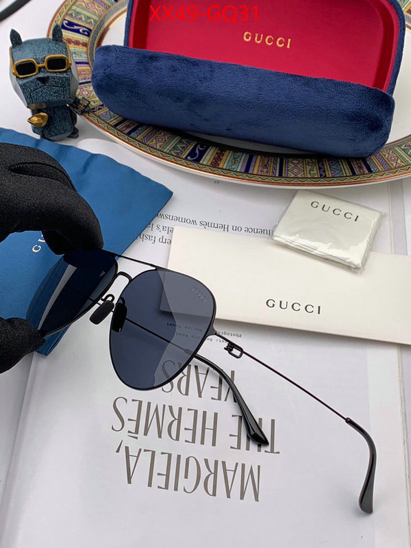 Glasses-Gucci,2023 aaaaa replica 1st copy , ID: GQ31,$: 49USD