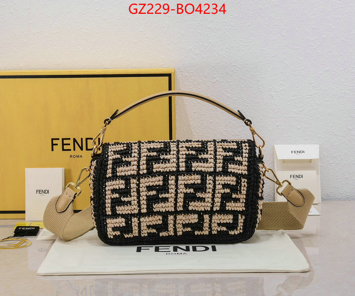 Fendi Bags(TOP)-Baguette,from china 2023 ,ID: BO4234,$: 229USD