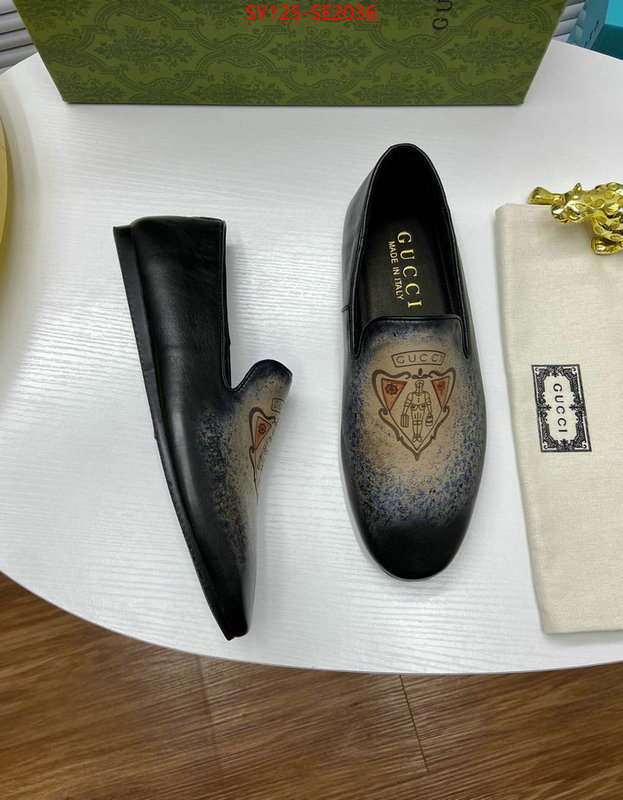 Men Shoes-Gucci,shop cheap high quality 1:1 replica , ID: SE2036,$: 125USD