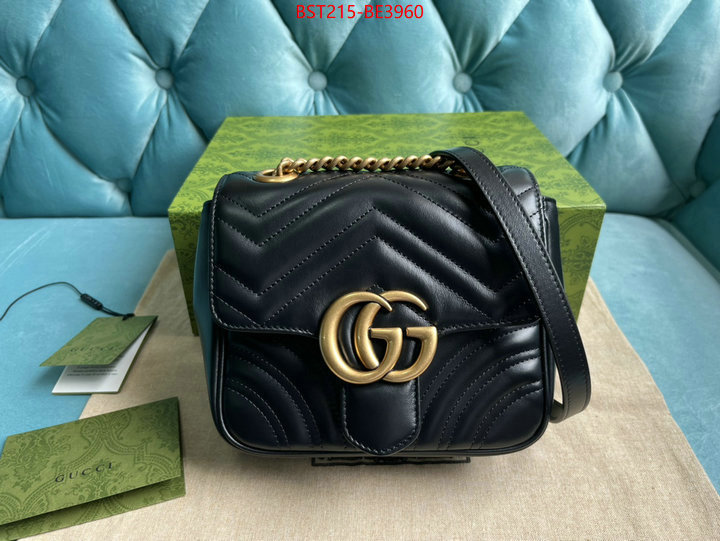 Gucci Bags(TOP)-Marmont,aaaaa+ replica designer ,ID: BE3960,$: 215USD