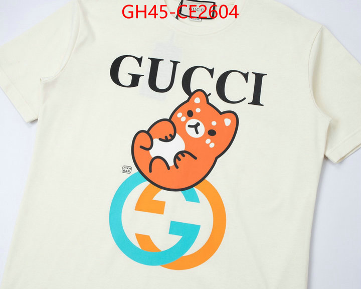 Clothing-Gucci,buy top high quality replica , ID: CE2604,$: 45USD