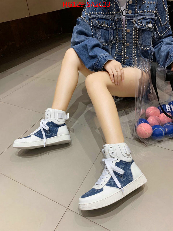 Women Shoes-LV,1:1 clone , ID:SA2623,$: 129USD