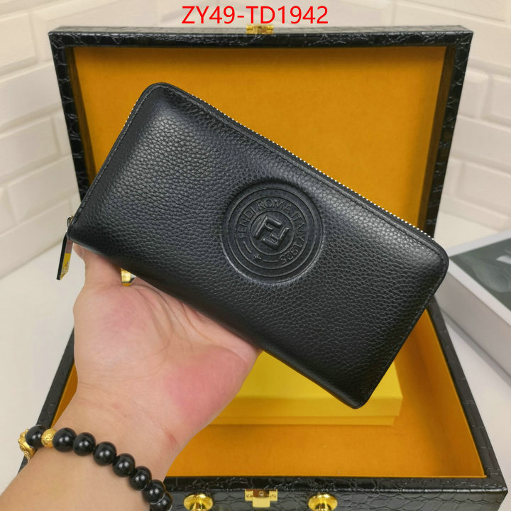 Fendi Bags(4A)-Wallet-,replica shop ,ID: TD1942,$: 49USD