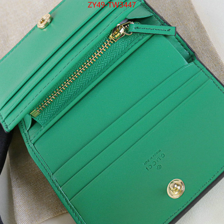 Gucci Bags(4A)-Wallet-,luxury 7 star replica ,ID: TW3447,$: 49USD