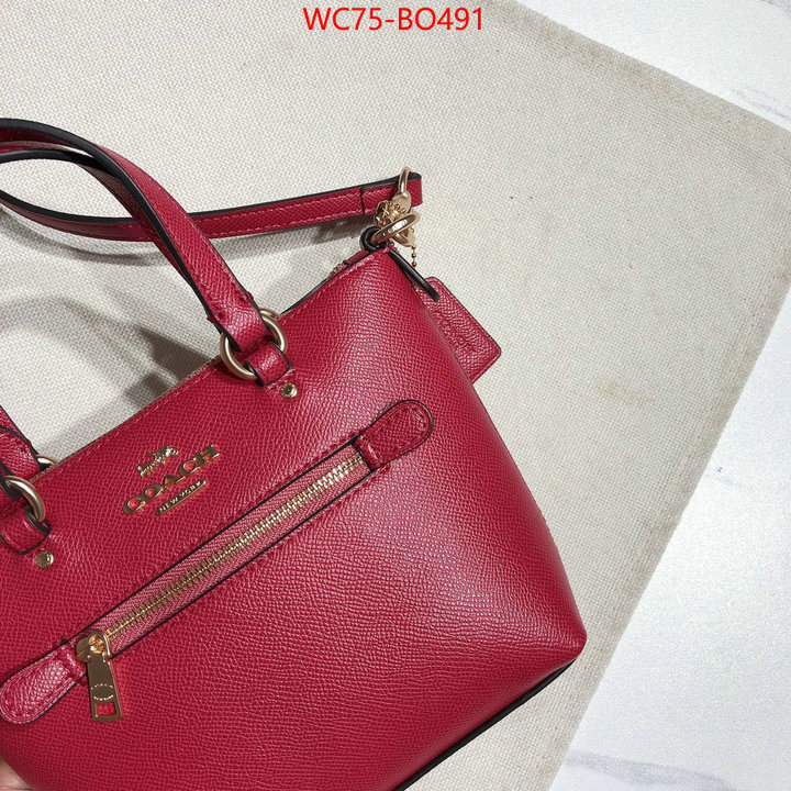 Coach Bags(4A)-Tote-,where to buy fakes ,ID: BO491,$: 75USD