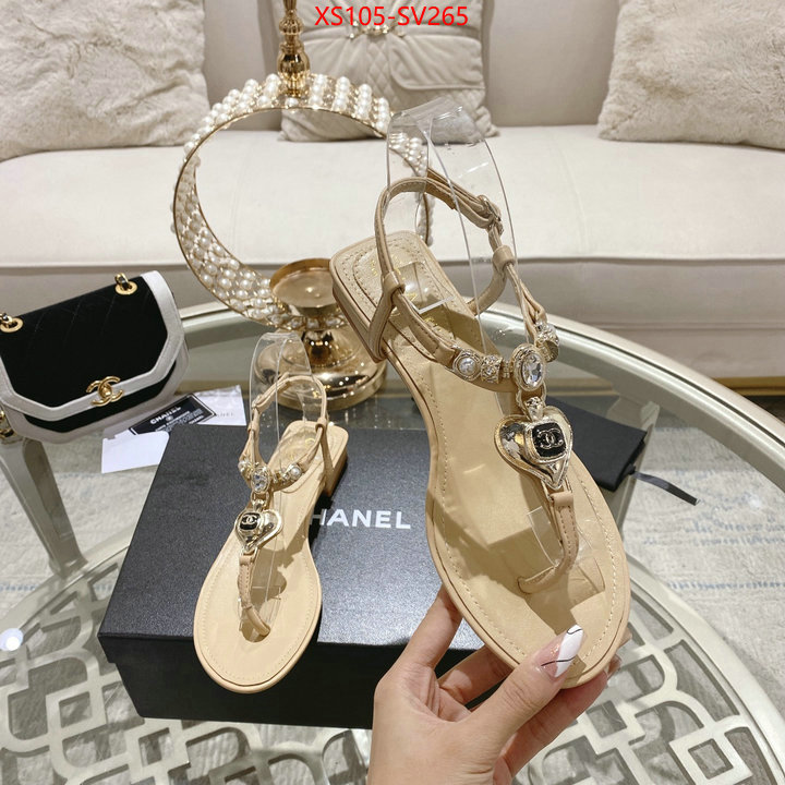 Women Shoes-Chanel,top quality designer replica , ID: SV265,$: 105USD