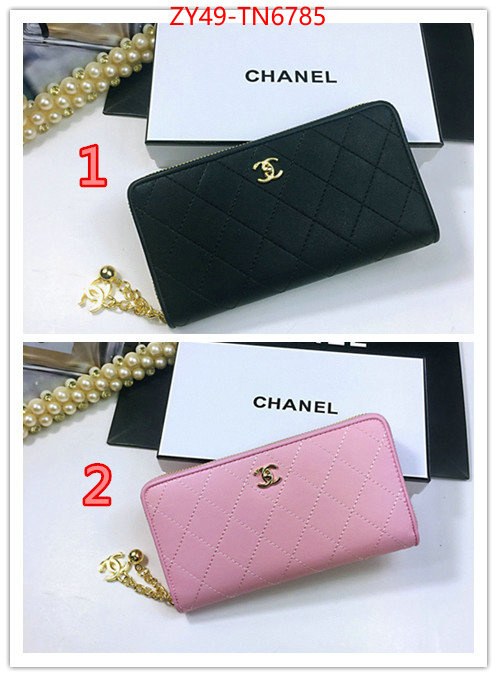 Chanel Bags(4A)-Wallet-,ID: TN6785,$: 49USD