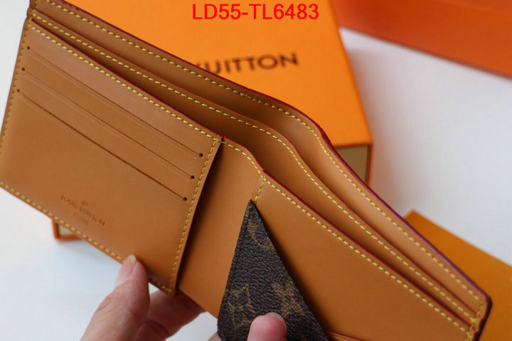 LV Bags(TOP)-Wallet,ID:TL6483,$: 55USD