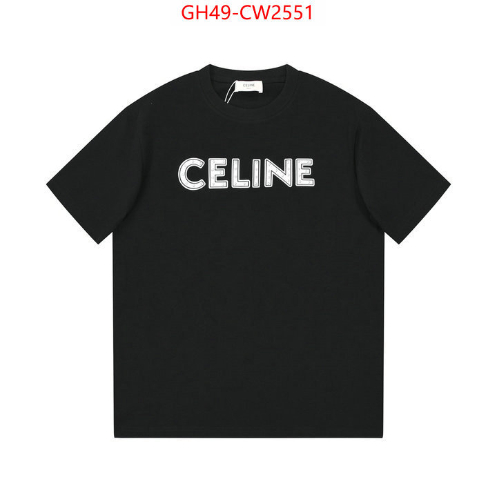 Clothing-Celine,what is a 1:1 replica , ID: CW2551,$: 49USD