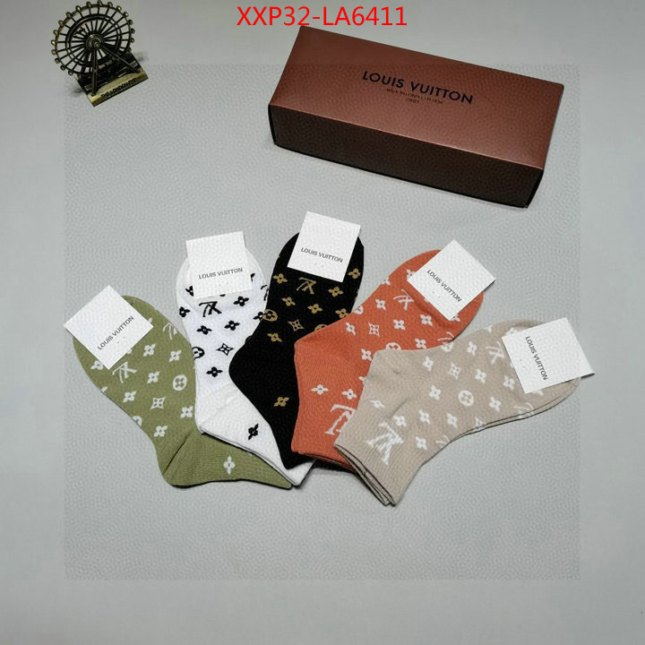 Sock-LV,designer wholesale replica , ID: LA6411,$: 32USD