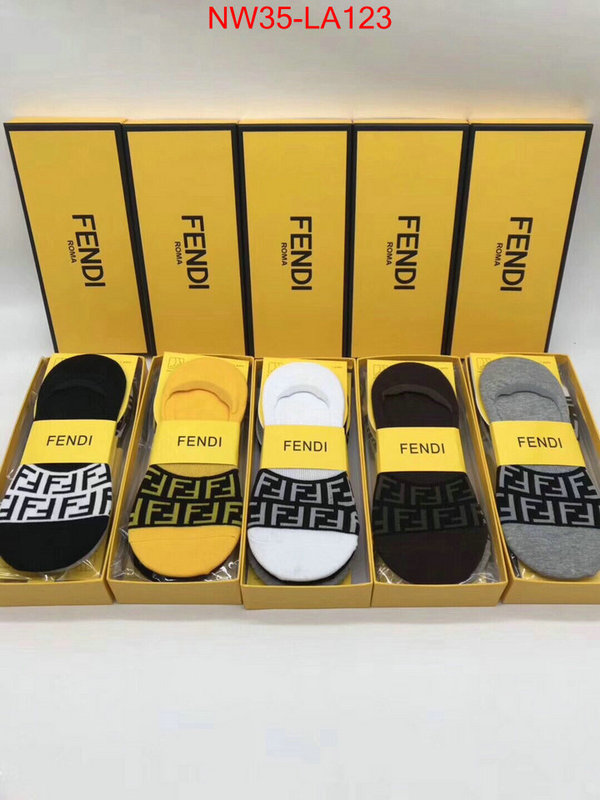 Sock-Fendi,wholesale replica shop , ID:LA123,$: 35USD