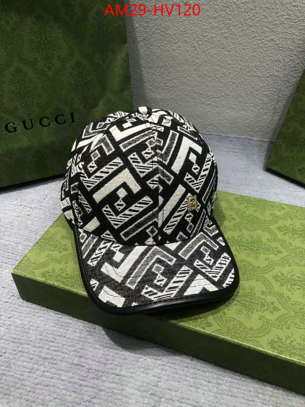 Cap (Hat)-Fendi,cheap high quality replica , ID: HV120,$: 29USD