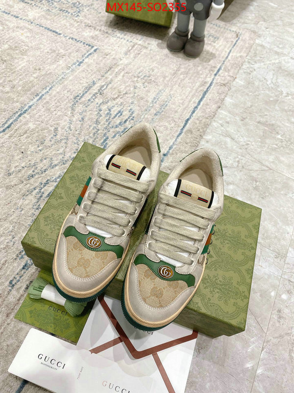 Men Shoes-Gucci,practical and versatile replica designer , ID: SO2355,$: 145USD