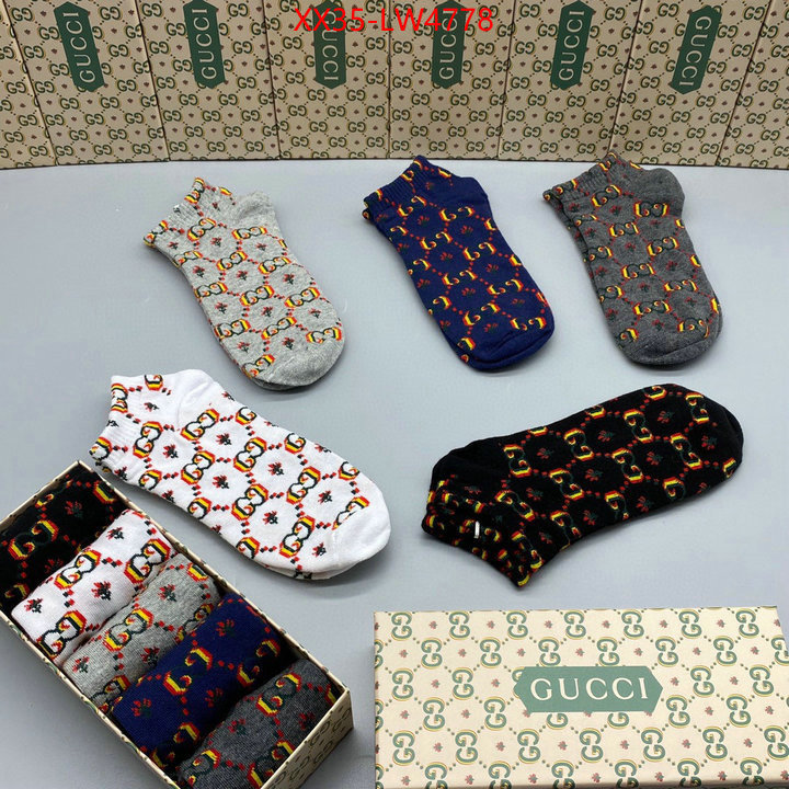 Sock-Gucci,cheap online best designer , ID: LW4778,$: 35USD