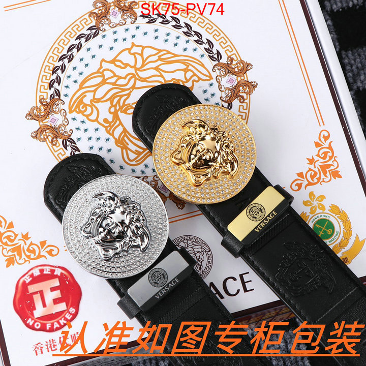 Belts-Versace,can you buy knockoff , ID: PV74,$: 75USD