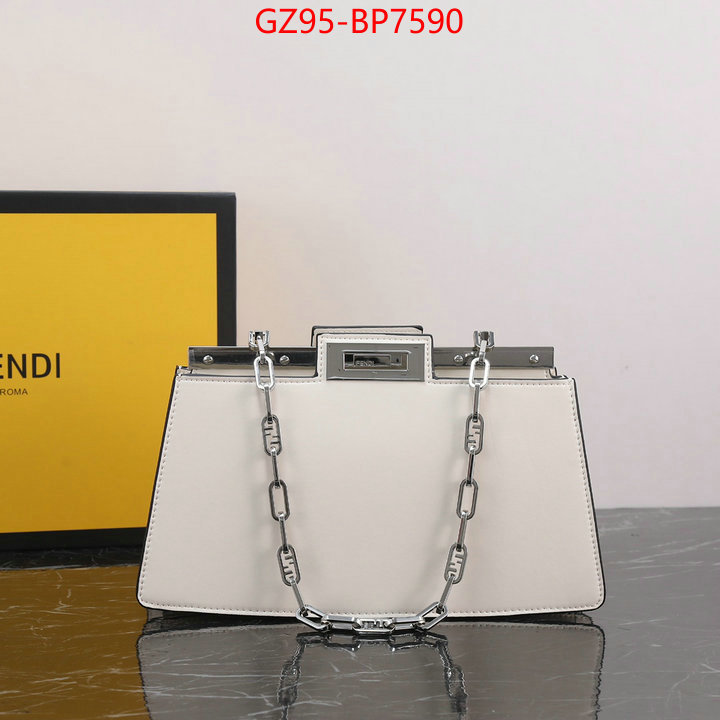 Fendi Bags(4A)-Handbag-,1:1 replica ,ID: BP7590,$: 95USD