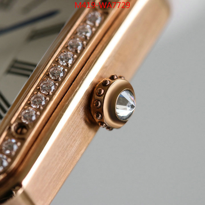 Watch(TOP)-Cartier,2023 replica , ID: WA7729,$: 419USD