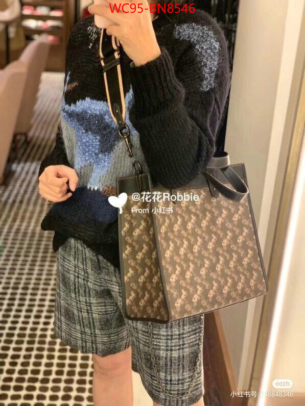 Coach Bags(4A)-Tote-,luxury fake ,ID: BN8546,$: 95USD