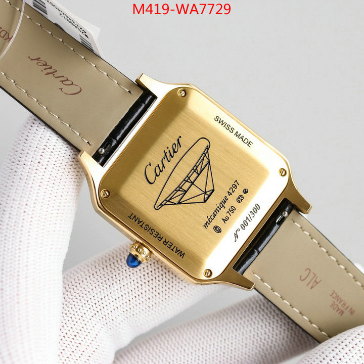 Watch(TOP)-Cartier,2023 replica , ID: WA7729,$: 419USD